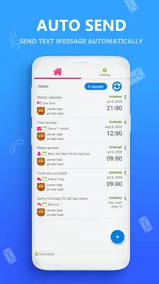 AUTO MESSAGE send response sms android App screenshot 4